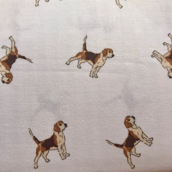Ralph Lauren Beagle Puppy Dog Queen Sheet Set - Picture 6 of 8